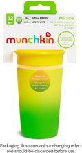 Load image into Gallery viewer, Munchkin Miracle 360° Colour Changing Sippy Cup 266ml, 12+months
