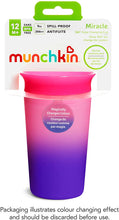 Load image into Gallery viewer, Munchkin Miracle 360° Colour Changing Sippy Cup 266ml, 12+months
