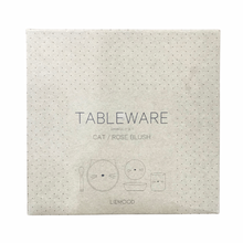 Load image into Gallery viewer, Bamboo Tableware Set - Cat Design / Rose Blush
