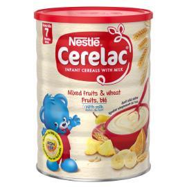 Nestle UK Cerelac Mixed Fruits and Wheat with Milk - 1kg, 7+months