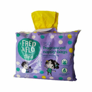 Fred & Flo fragranced nappy bags 150pcs