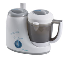 Load image into Gallery viewer, Babycook Original (BEABA) 4 in 1 Food Maker, 4 +Months, Grey/Blue
