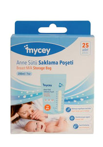 Mycey Milk Storage Bags 200ml, 25 pcs