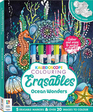 Load image into Gallery viewer, Kaleidoscope Colouring Erasables : Ocean Wonders, 6+Years
