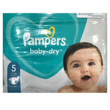 Load image into Gallery viewer, Pampers Baby-Dry Size 5, 36 Nappies, 11-16kg, Essential Pack
