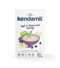 Load image into Gallery viewer, Kendamil Apple and Blackcurrant Baby Porridge 150g, 6+Months
