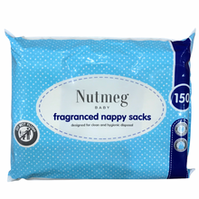 Load image into Gallery viewer, Nutmeg Nappy Sacks, 150 Pack
