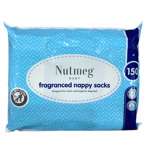 Nutmeg Nappy Sacks, 150 Pack