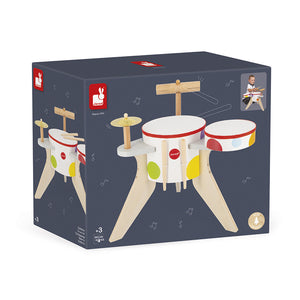 Janod Confetti - Drum Kit, 3+ Years