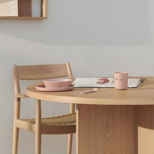 Load image into Gallery viewer, Bamboo Tableware Set - Cat Design / Rose Blush
