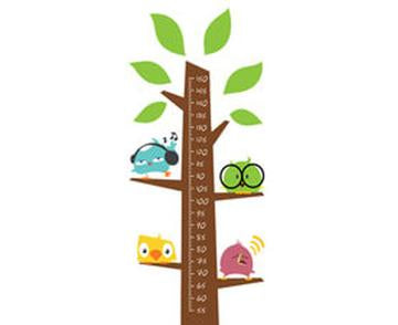 Mycey Height Measurement Sticker in fun designs- 150cm