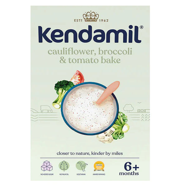 Kendamil Cauliflower, Broccoli and Tomato Bake Cereal, 6+Months, 150g