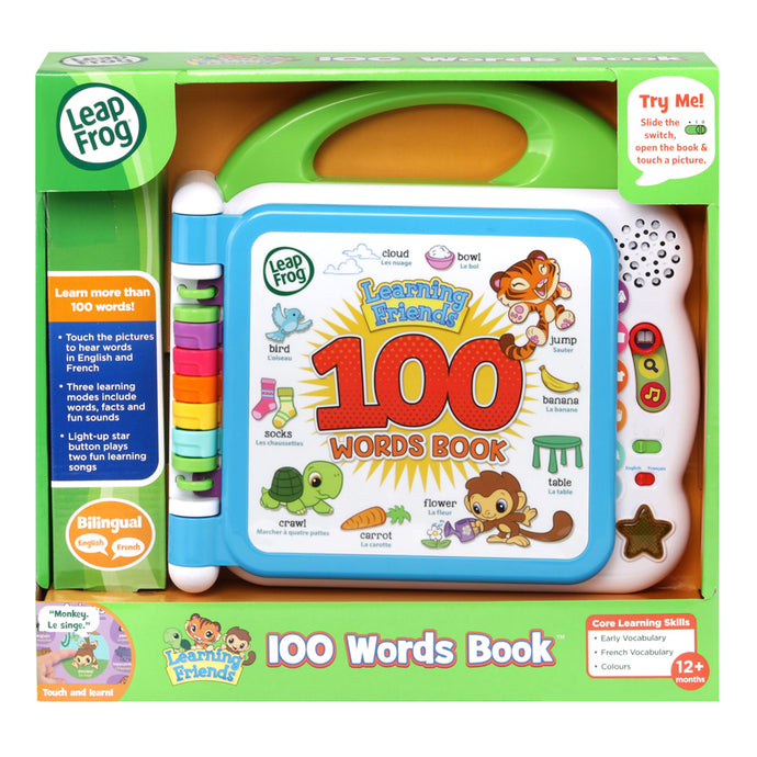 Leap Frog Learning Friends 100 Words Book, 12+months