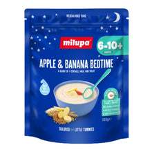 Load image into Gallery viewer, Milupa Apple &amp; Banana Bedtime  Porridge,  6-10Months+ 125g
