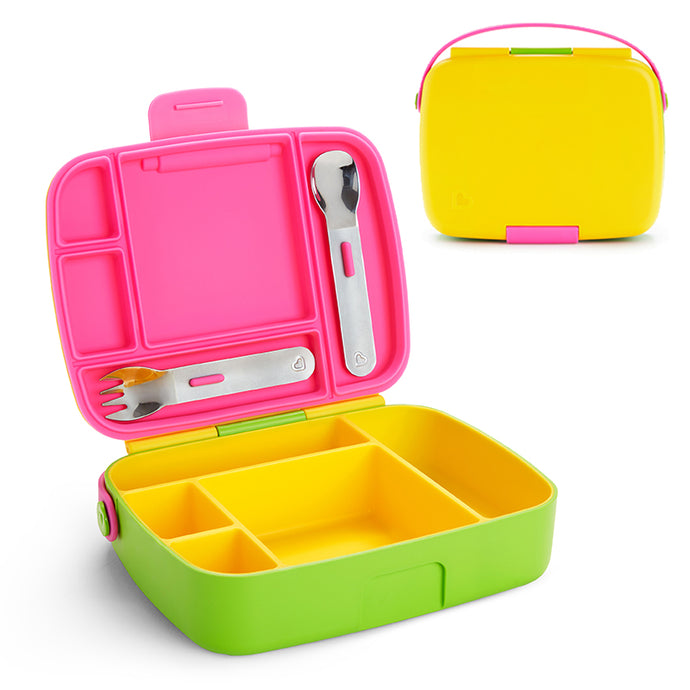 Munchkin Lunch Bento Box with Utensils, 18+Months