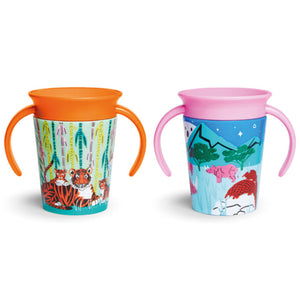 Munchkin Miracle 360° Trainer Cup WildLove Rhino & Tiger, 177ml