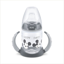 Load image into Gallery viewer, NUK First Choice Disney Learner Temperature Control Bottle -Grey, 150ml, 6-18Months
