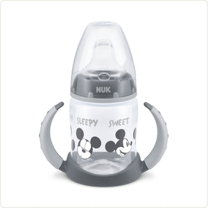 NUK First Choice Disney Learner Temperature Control Bottle -Grey, 150ml, 6-18Months