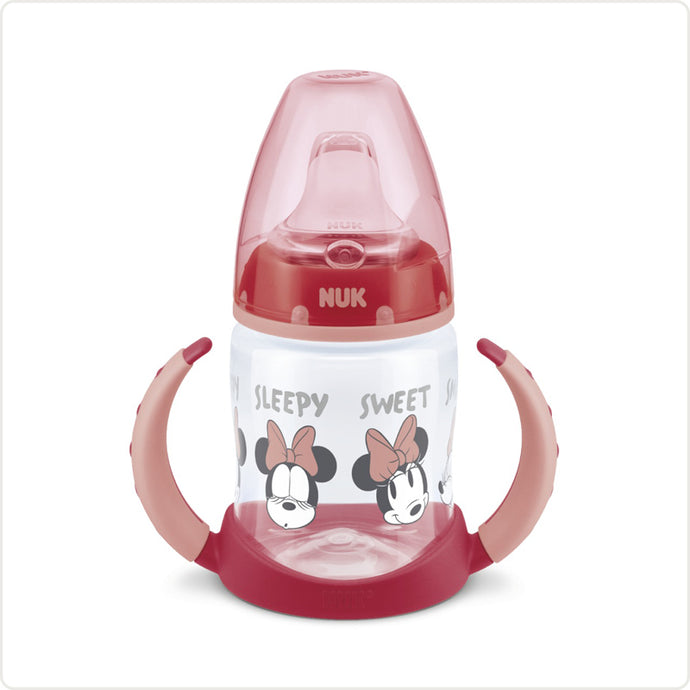 NUK First Choice Disney Learner Temperature Control Bottle -Rose, 150ml, 6-18Months