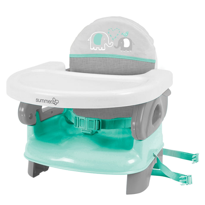 Summer Infant Deluxe Comfort Folding Booster Seat Teal, 6+ Months