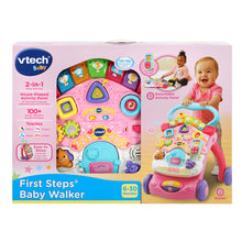 Load image into Gallery viewer, VTech First Steps Baby Walker Pink, 6-30months
