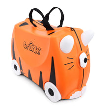 Load image into Gallery viewer, Children’s Ride-On Suitcase &amp; Kid&#39;s Hand Luggage: Tipu Tiger (Orange).
