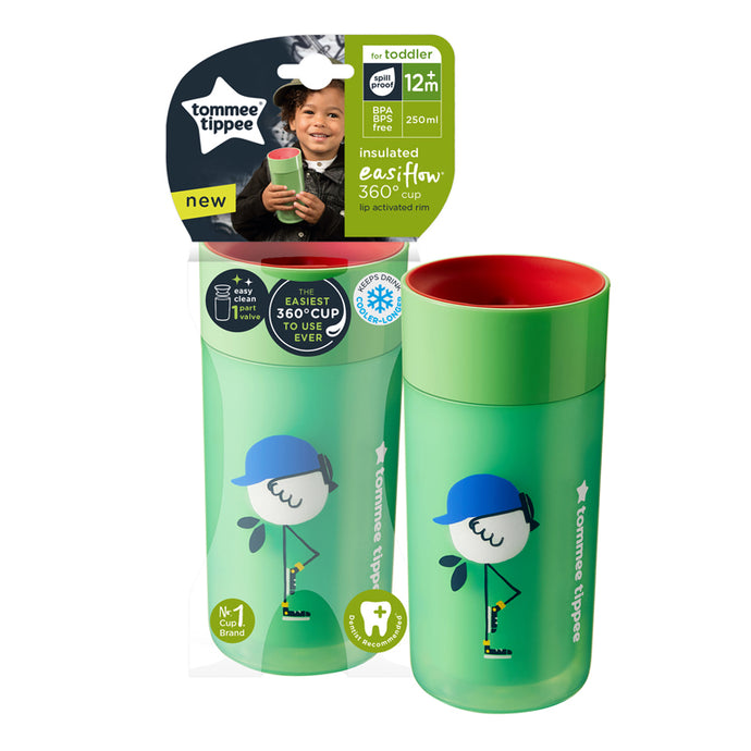 Tommee Tippee 360 Insulated Trainer Cup 250ml, 12+Months