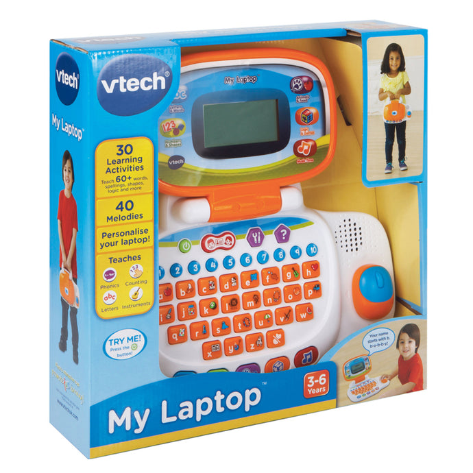 VTech My Laptop - Orange, 3-6Years