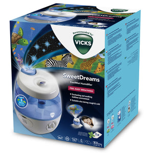 Vicks Sweet Dreams 2-in-1 Cool Mist Humidifier (with image projection)