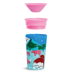 Munchkin Miracle 360° Sippy Cup WildLove Rhino & Tiger 266ml