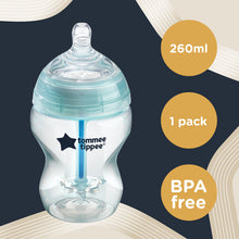 Load image into Gallery viewer, Tommee Tippee Closer to Nature Advanced Anti-Colic Bottle, 260ml, 0+Months
