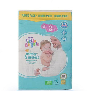 Little Angel Value Pack Diaper Size 3 - 98 pack, (4-9kg)