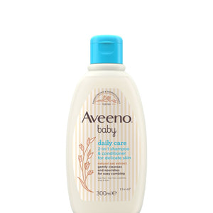 Aveeno Baby Daily Care 2-in-1 Shampoo & Conditioner, 300ml