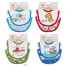 Load image into Gallery viewer, Oliver &amp; Olivia 2pcs Applique Baby Bibs for Newborn
