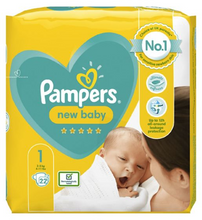 Load image into Gallery viewer, Pampers New Baby Size 1, 22 Nappies, 2-5kg
