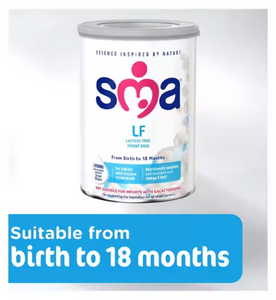 SMA Lactose Free Formula From Birth to 18 Months, 400g