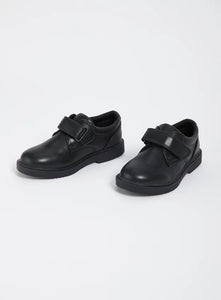 Tu One Strap Black School Shoes