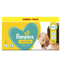 Load image into Gallery viewer, Pampers New Baby Size 1, 80 Nappies, Jumbo+ Pack, 2-5kg
