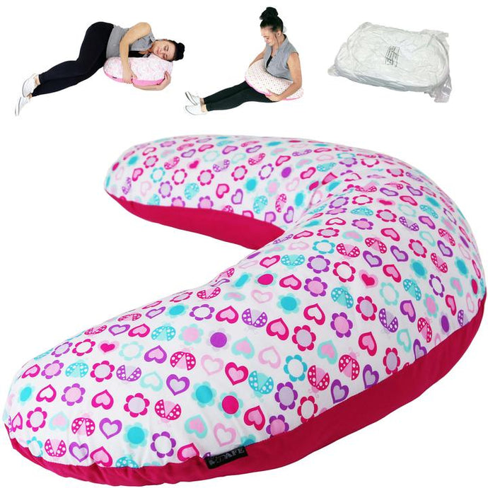 iSafe Pregnancy Maternity & Feeding Pillow - Love Bug