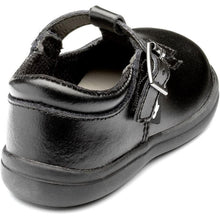 Load image into Gallery viewer, Girls Esme Black Leather School Shoe Black
