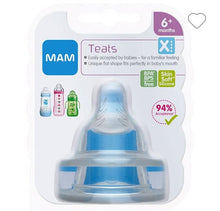 Load image into Gallery viewer, MAM SkinSoft Silicone Teat X Cut 2Pack
