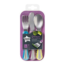 Load image into Gallery viewer, Tommee Tippee Explora First Grown Up Cutlery Set -Variable Colours
