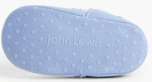 John Lewis & Partners Baby Daisy Sandal Shoes, Blue, 12-18 months