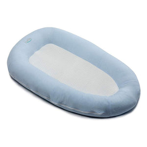 Purflo Breathable Cotton Baby Sleep Positioner Nest Bed - French Blue