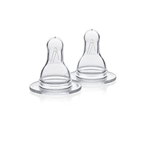 Medela Medium Flow Silicone Teats 2Pk