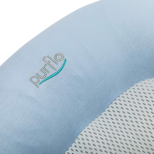 Purflo Breathable Cotton Baby Sleep Positioner Nest Bed - French Blue