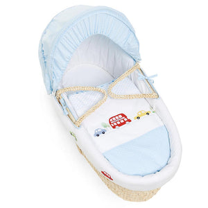 Mothercare On The Road Moses Basket - Blue