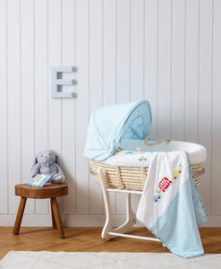 Mothercare On The Road Moses Basket - Blue