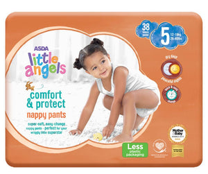 Little Angels First Pants Size 5 Junior, 38pack (12-18kg) (new)