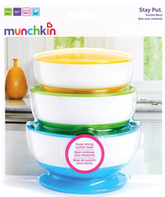 Load image into Gallery viewer, Munchkin Stay Put Toddler &amp; Baby Suction Bowls, 6+Months
